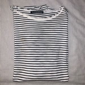 STRIPPED LOOSE LONG SLEEVE
